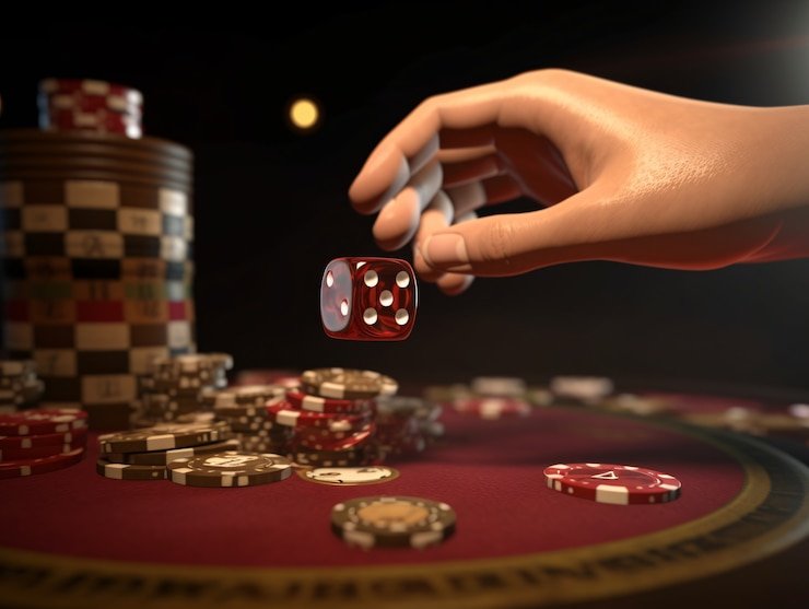 Live dealer studio setup at situsslot77 with high-definition camera and professional gaming table